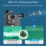 Apexel APL-MS002CBK 200x Smartphone Microscope Lens with 6 LED Lights – Portable Mobile Microscope for iPhone & Android - Price in Oman - Image 2