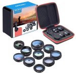 Apexes 10‑in‑1 Mobile Lens Kit – Universal Clip‑On Smartphone Lens Set (Wide, Macro, Fisheye & Telephoto) – - Image 4