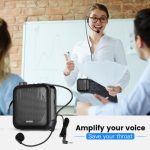APORO T15 Portable Voice Amplifier – 12W Mini Speaker with Wired Microphone, TF Card Support, and 12-Hour Battery Life – Price in Oman - Image 4