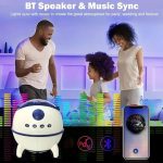 Astronaut Galaxy Projector PRT12z – LED Starry Sky Night Light with Remote & Timer for Bedroom & Parties, - Image 2