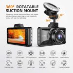 AZDOME M01 Pro Dash Cam – 1080P Full HD Car DVR with 3" IPS Screen, G-Sensor, Night Vision, Loop Recording, and Parking Monitor – Model DSH1 LND – - Image 2