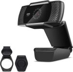 Baytion 1080p Full HD USB Webcam with Microphone – Plug & Play, Noise Reduction, Wide-Angle Lens