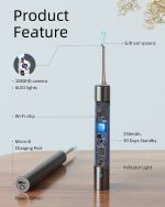 Bebird ERR1 Smart Wireless Ear Cleaner with HD Camera – White Box Mix Edition | Precision Ear Wax Removal Device - Image 3