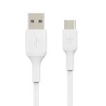 Belkin BoostCharge 1 m White Lightning - USB‑A Cable – MFi Certified, Braided & Durable - Image 2