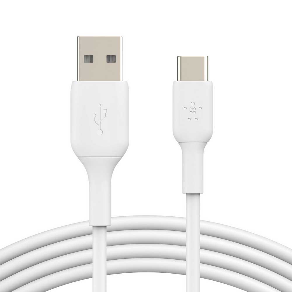 belkin-boostcharge-1-m-white-lightning-usba-cable-mfi-certif.jpg Belkin BoostCharge 1 m White Lightning - USB‑A Cable – MFi Certified, Braided & Durable - Image 1