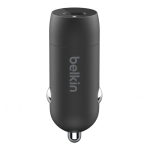 Belkin BoostCharge Dual Car Charger 20 W (USB‑C PPS + USB‑A) – Fast Charging for iPhone & Samsung