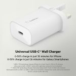 Belkin BoostCharge USB‑C PPS Wall Charger 25 W – Compact PD3.0 Fast Charger - Image 5