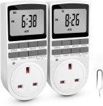 Besvic TM02 Digital Timer Socket – Programmable 24-Hour Plug-in Timer with LCD Display and Anti-Theft Mode | Price in Oman