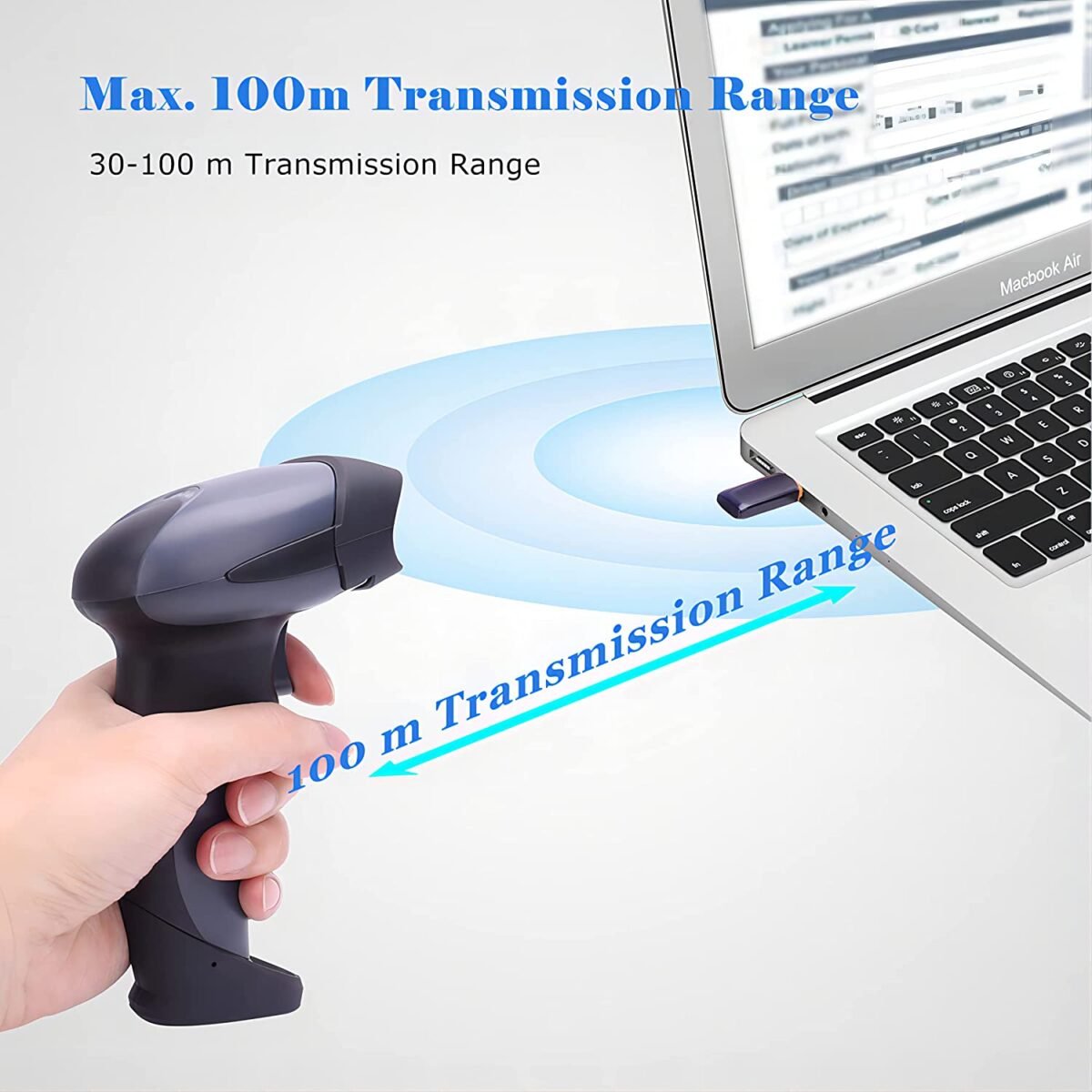 Beva Wireless Barcode Scanner BV99 – Portable Bluetooth Barcode Reader - Image 7