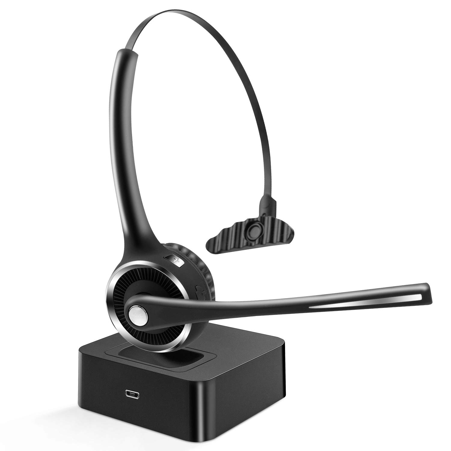 bhm9-pro-bhm97-wireless-call-center-headset-bluetooth-50-noi.jpg BH‑M9 Pro / BH‑M97 Wireless Call Center Headset – Bluetooth 5.0, Noise‑Cancelling Mic, Charging Dock – - Image 1
