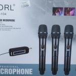 Borl BO-104FC Professional Wireless Microphone Set – UHF System with Handheld, Headset, and Lavalier Mics – Ideal for Events, Teaching,