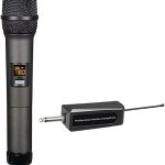 Borl BO-80 Professional Universal Wireless Microphone – Long-Range, Noise-Canceling, Adjustable Frequency – Ideal for Events,