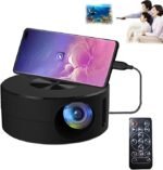 Borrego T1 Portable Mini LED Projector – Compact Home Theater Solution