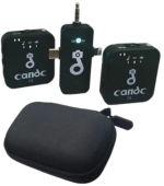Candc Dual Wireless Microphone System in Oman – 2TX 1RX Clear Audio - Image 2