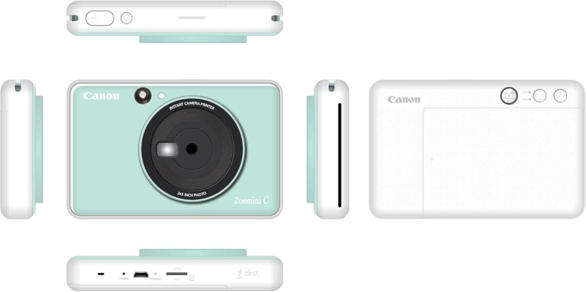 Canon Zoemini C Instant Camera Printer in Oman – Compact, Fun & Portable Printing - Image 2
