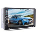 Car MP3 Player 7021G – 7-Inch Touchscreen Double Din Stereo with Bluetooth, GPS, FM Radio, USB, and Rearview Camera Support,