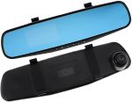 Car Rear View DVR Mirror Blue Box CRB1 – 4.5" Dual Lens 1080p Dash Cam with Night Vision & G-Sensor