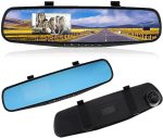 Car Rear View DVR Mirror Blue Box CRB1 – 4.5" Dual Lens 1080p Dash Cam with Night Vision & G-Sensor - Image 2