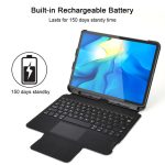 Choetech BH-012 Wireless Keyboard Case for iPad Pro 11 | Bluetooth Keyboard with Touchpad, Apple Pencil Holder & Adjustable Stand - Image 4