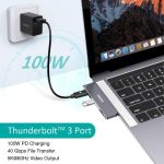 Choetech HUB-M14 7-in-1 USB-C Multiport Adapter – 4K HDMI, Thunderbolt 3, USB 3.0, SD/MicroSD – - Image 6