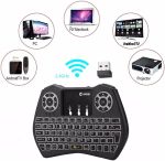 Compact Mini Keyboard Backlit RGB Wireless with Touchpad – Portable Gaming & Smart TV Keyboard, - Image 3