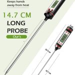 Cooking Pin Digital Thermometer EW00631 – Instant Read Food Probe with Foldable Design & Backlit LCD