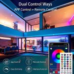 Coolapa 20m RGB LED Strip Light with Remote & App Control – Music Sync Lighting for Home Decor, Price in Oman - Image 6