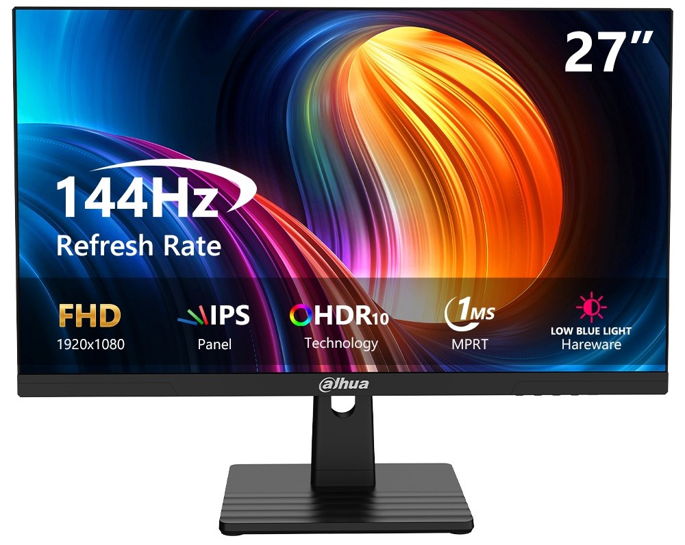 dahua-monitor-27-full-hd-in-oman-144hz-ips-gaming-display.jpg Dahua Monitor 27” Full HD in Oman – 144Hz IPS Gaming Display - Image 1