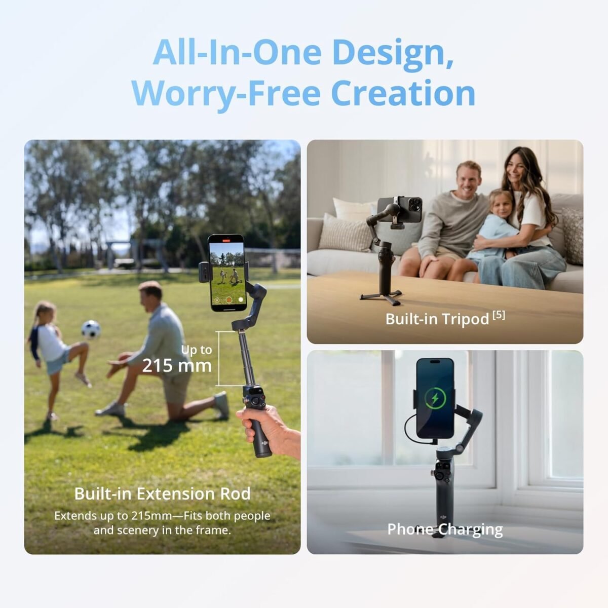 DJI Osmo Mobile 8 OM8 in Oman – Advanced Smartphone Gimbal Stabilizer - Image 2