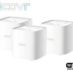 D‑Link COVR‑1103 AC1200 Dual‑Band Home Mesh Wi‑Fi System – 3‑Pack with EasyMesh, Gigabit LAN, WPA3 –