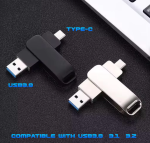 Dual Drive Flash Type-C + USB-A Metal – 2-in-1 OTG High-Speed USB Storage In Oman - Image 6