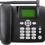 Dual SIM Fixed Wireless Desktop Phone GSM 850–1900 MHz – Wireless Landline Phone for Home & Office (Price In Oman)