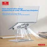 Earldom EH238 Aluminum Alloy Laptop Stand (360° Adjustable, Foldable, Ergonomic Riser) - Image 4