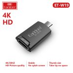 Earldom ET-W19 Type-C to HDMI 4K Adapter – Plug & Play, High-Definition Display Converter - Image 7