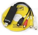 Easy Capture Video Adapter with Audio – USB to AV/RCA Converter (Yellow) for PC & Laptop - Image 3