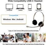 Emaiker EMK809 Call Center Headset – USB Wired Headset with Noise-Cancelling Microphone - Image 3