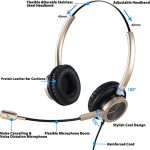 Emaiker EMK809 Call Center Headset – USB Wired Headset with Noise-Cancelling Microphone - Image 4