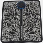 EMS Foot Massager MA‑86 – Electric Muscle Stimulation Pad, 6 Modes, USB‑Powered Foot & Leg Circulation Device