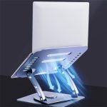 Ergonomic Aluminum Alloy Laptop Stand VST602 – Adjustable, Foldable & Ventilated – - Image 5