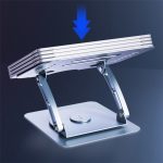 Ergonomic Aluminum Alloy Laptop Stand VST602 – Adjustable, Foldable & Ventilated – - Image 6