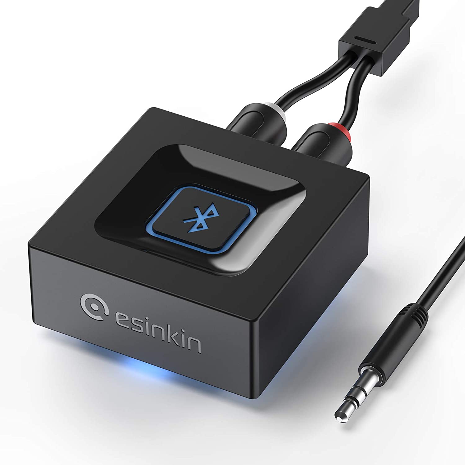 esinkin-rca-to-bluetooth-converter-wireless-rca-audio-adapte.jpg Esinkin RCA to Bluetooth Converter – Wireless RCA Audio Adapter & Bluetooth Transmitter for Home Audio Systems - Image 1