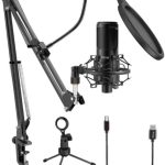 FIFINE Mini USB Microphone F1 – Compact Condenser Mic for Streaming, Podcasting, and Online Communication, Price in Oman