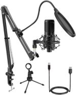 FIFINE Mini USB Microphone F1 – Compact Condenser Mic for Streaming, Podcasting, and Online Communication, Price in Oman