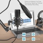 FIFINE Mini USB Microphone F1 – Compact Condenser Mic for Streaming, Podcasting, and Online Communication, Price in Oman - Image 3
