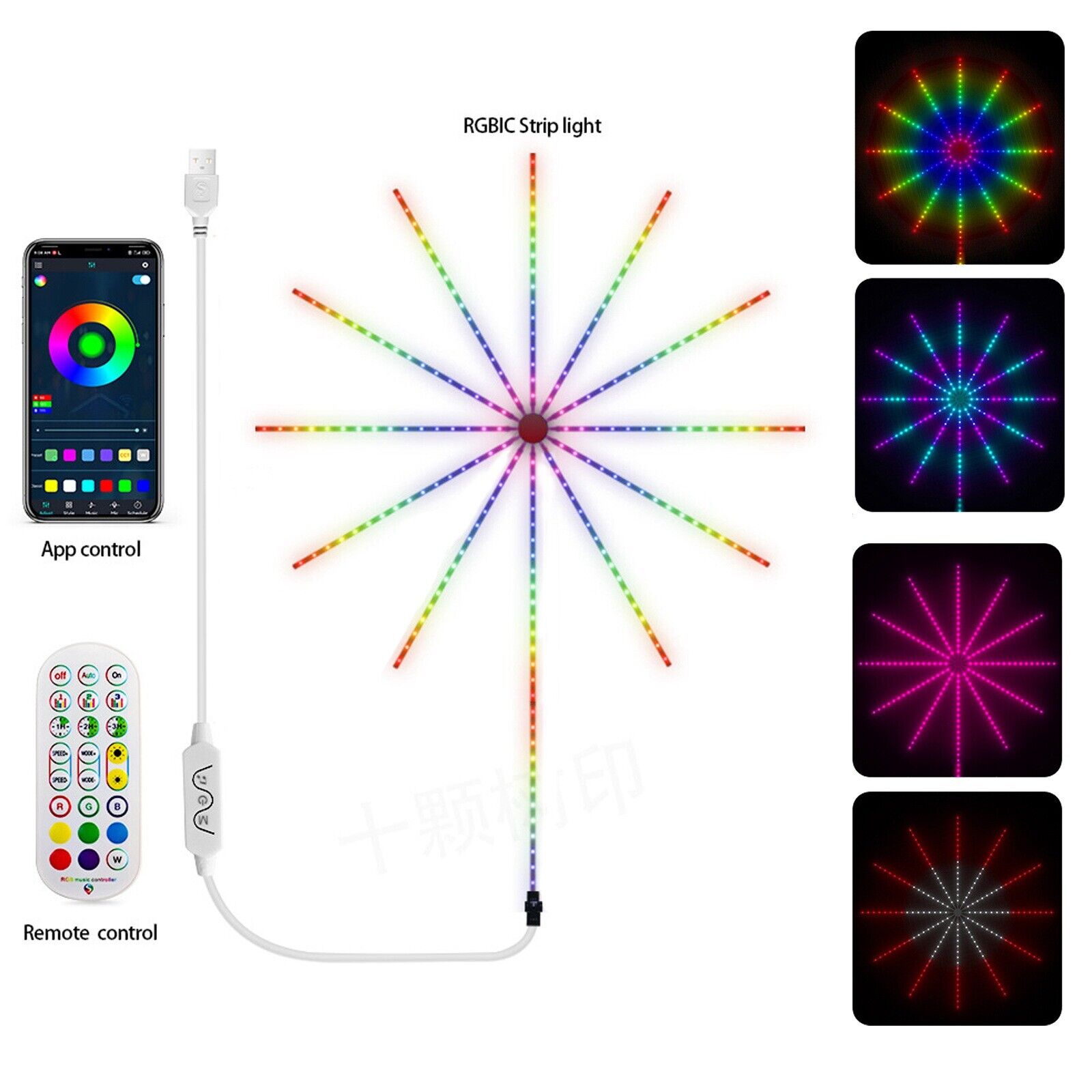 firework-led-magic-color-lamp-jz02-usbpowered-rgb-fireworks-.jpg Firework LED Magic Color Lamp JZ‑02 – USB‑Powered RGB Fireworks Ambience Light with App & Remote – - Image 1