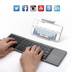Foldable Bluetooth Keyboard with Touchpad – Tri‑Fold Portable Keyboard for Tablet, Mobile & Laptop – - Image 4