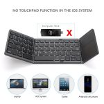 Foldable Bluetooth Keyboard with Touchpad – Tri‑Fold Portable Keyboard for Tablet, Mobile & Laptop – - Image 5