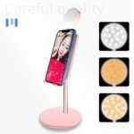 Foldable M2 Selfie Ring Light Holder – Portable LED Light with Adjustable Brightness & Phone Mount Best Price In Muscat Oman - Image 3