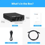 Fosi Audio HAE3 USB DAC & Headphone Amplifier – 24-Bit/192kHz Mini Stereo Amp for Gaming and Hi-Fi Audio - Image 5