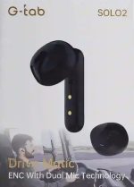G-Tab Solo 2 Drive Matic ENC Dual Mic Wireless Earbuds – Bluetooth 5.4, HD Calls, 4-Hour Playback - Image 6
